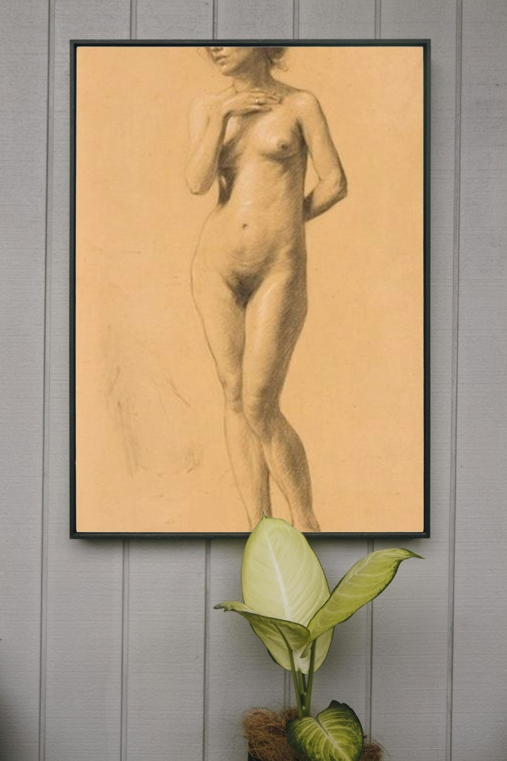 Female nude by Paul Mathiopoulos Realism Art