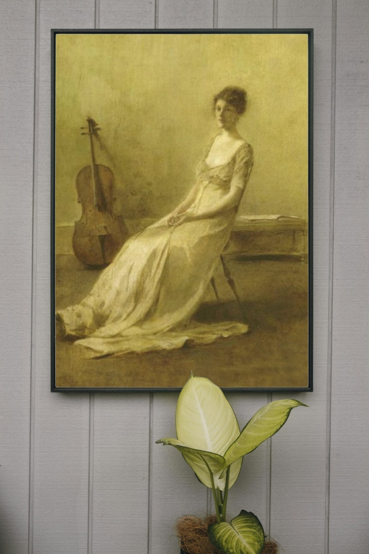 The Musician by Thomas Dewing Tonalism Art