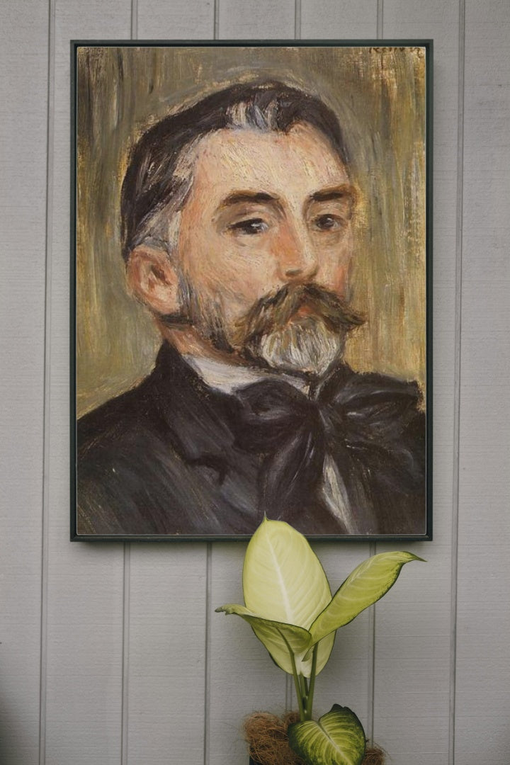 Portrait of Stephane Mallarme by Pierre-Auguste Renoir Impressionism Art dated 1892