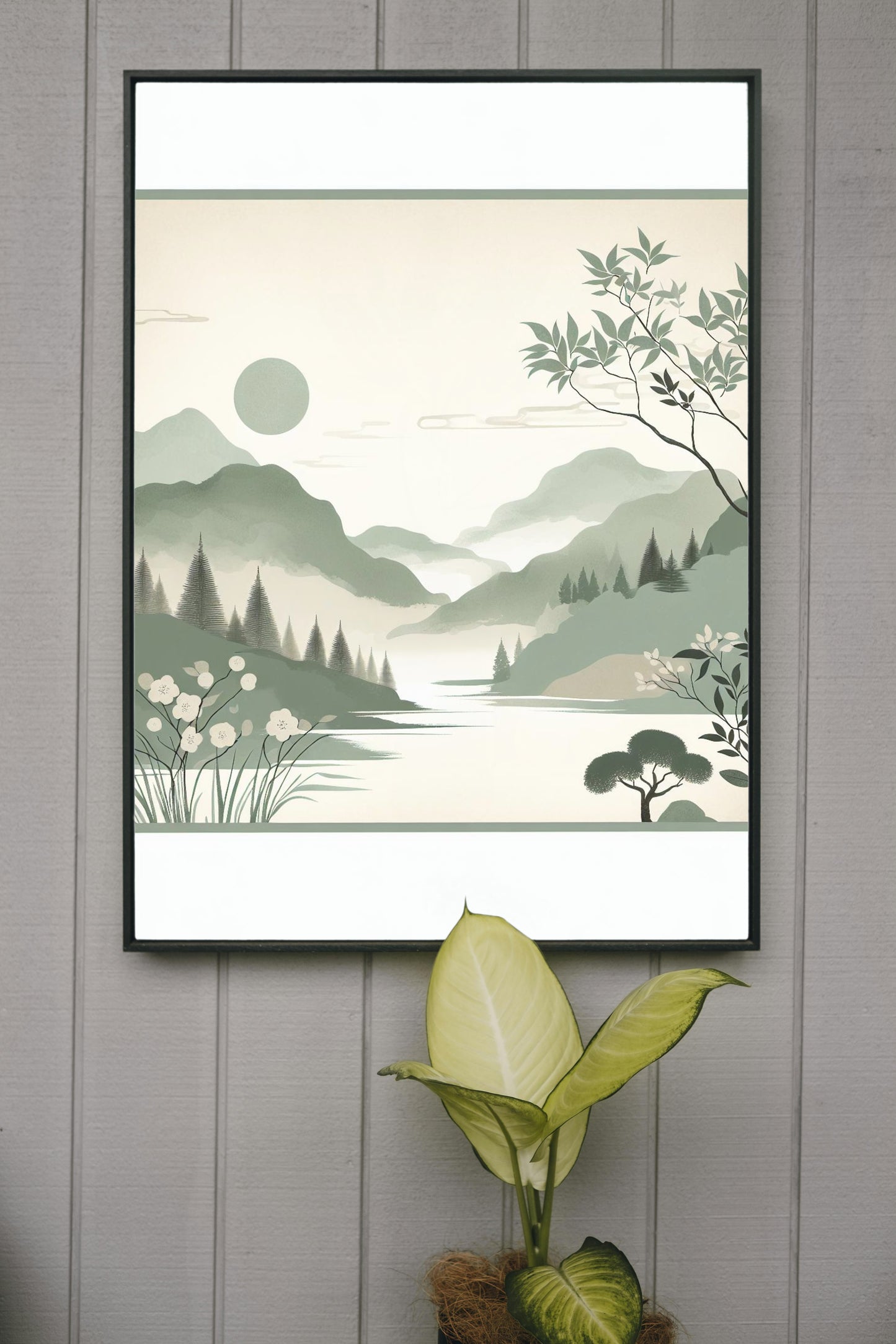 Seraphicus Natura: Elegant & Tranquil Japanese Watercolor Art