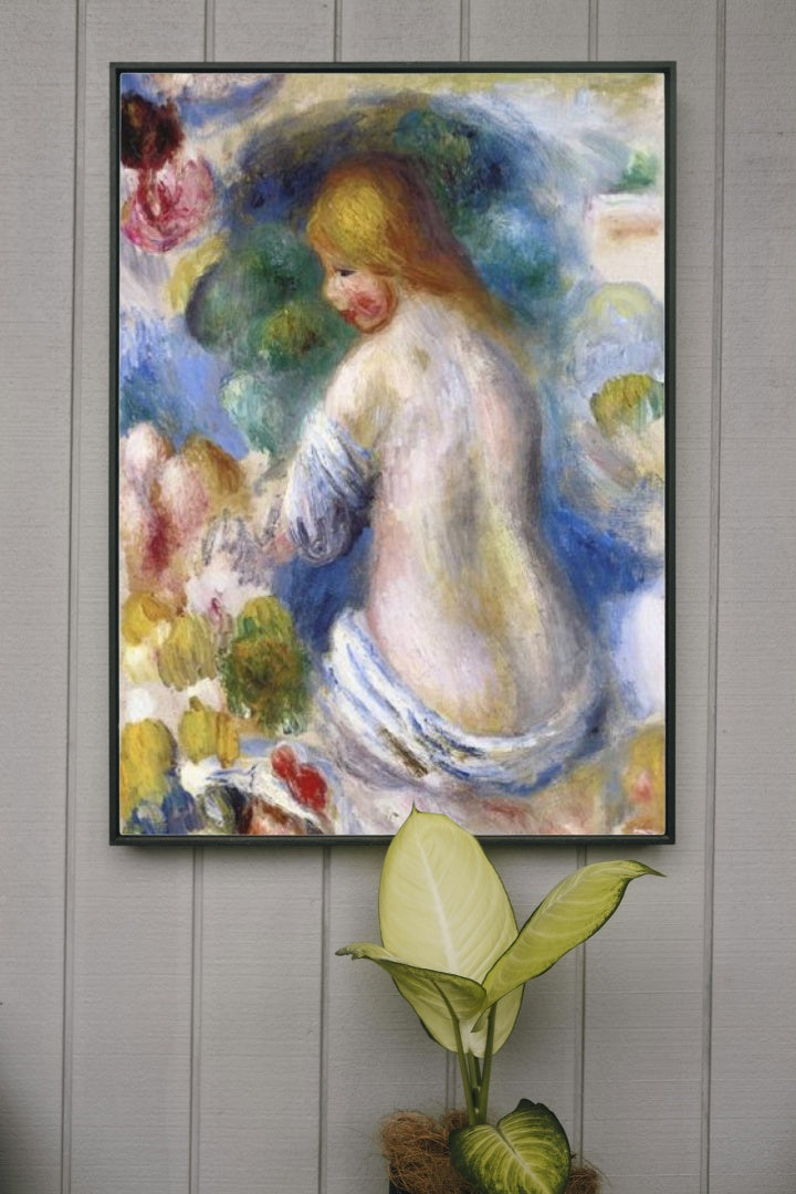 Woman&#39;s Nude Torso by Pierre-Auguste Renoir Impressionism Art