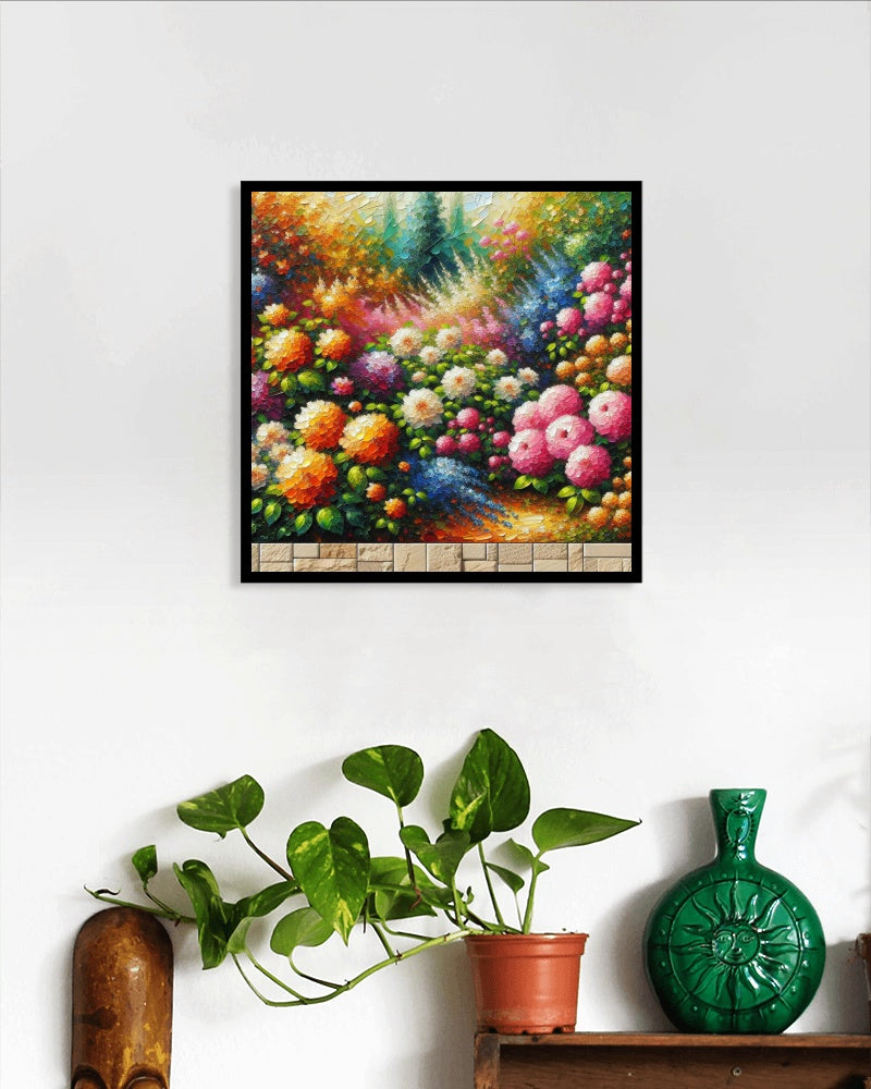 Vividus Prabha Floral Oilpainting Art