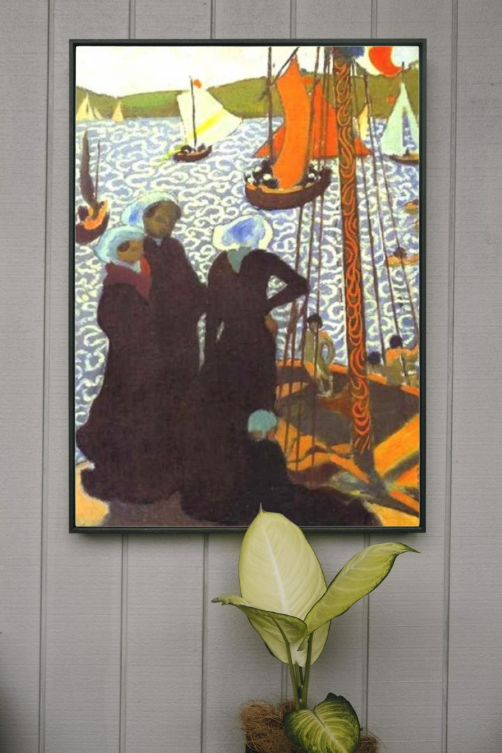 Regata at Perros by Maurice Denis Post-Impressionism Art dated 1892