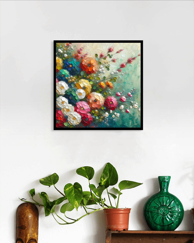 Vibrantus Florigo Floral Oilpainting Art