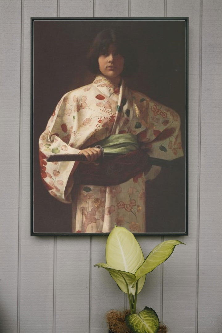 Fantasie by Charles Sprague Pearce Japonism Art dated 1883