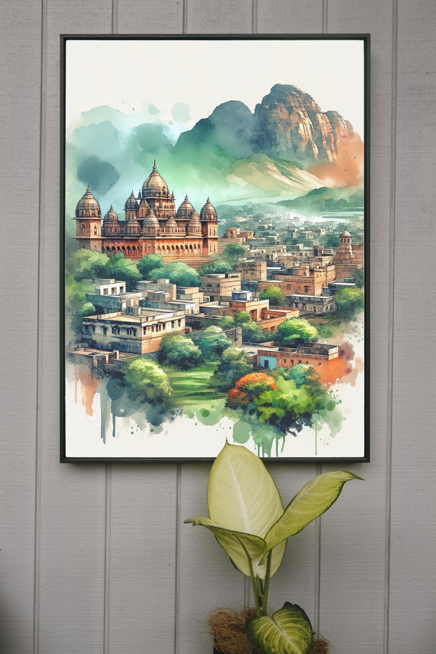 Serenus Virentis Indian Landscape Art: Captivating Cities, Quaint Villages, and Ethereal Towns