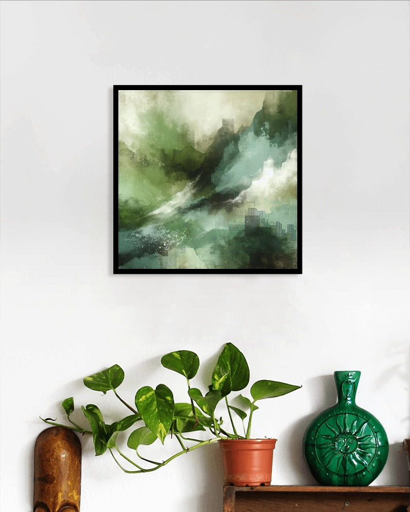 Verdant Samskara Ephemeralis - Abstract Art