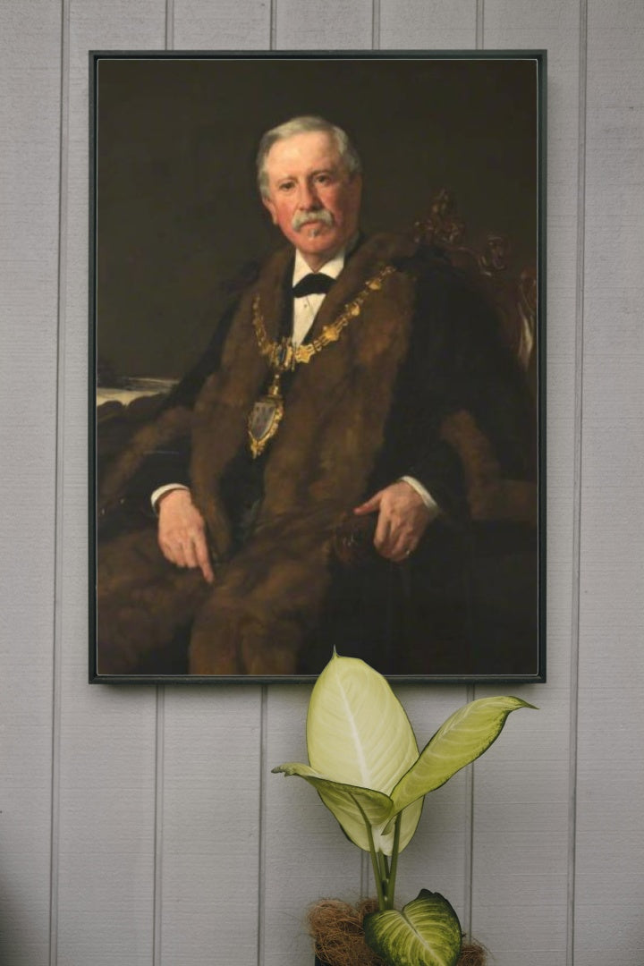 John Richard Pickmere, Mayor of Warrington by James Charles Realism Art dated 1883