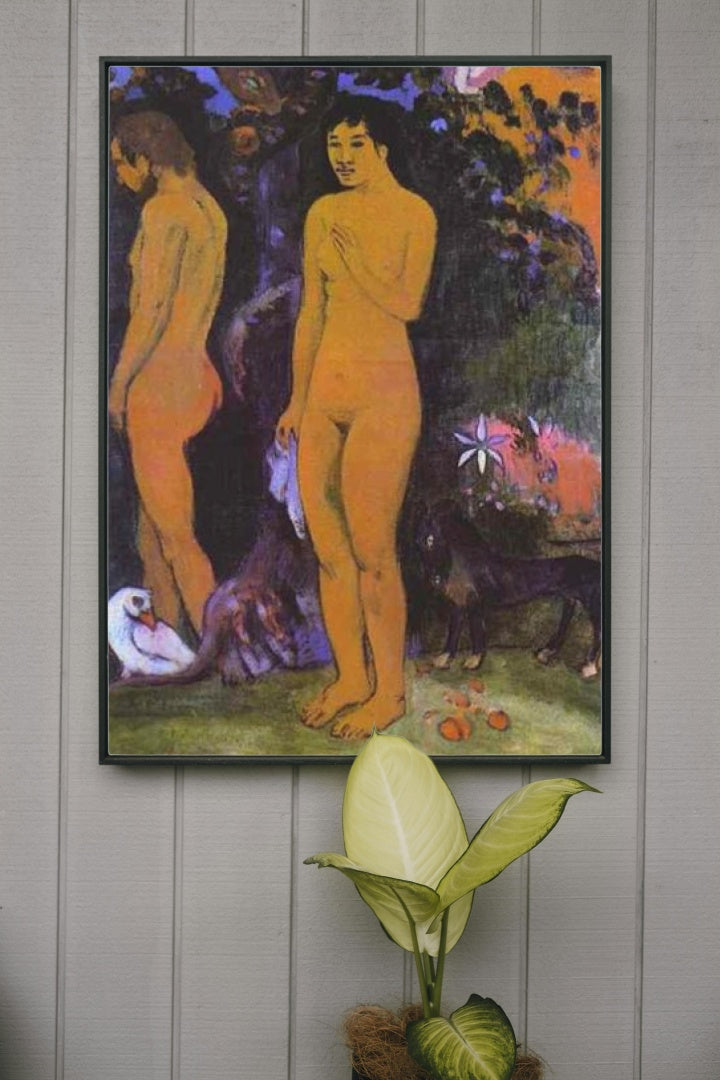 Adam and Eve by Paul Gauguin Post-Impressionism Art dated 1902