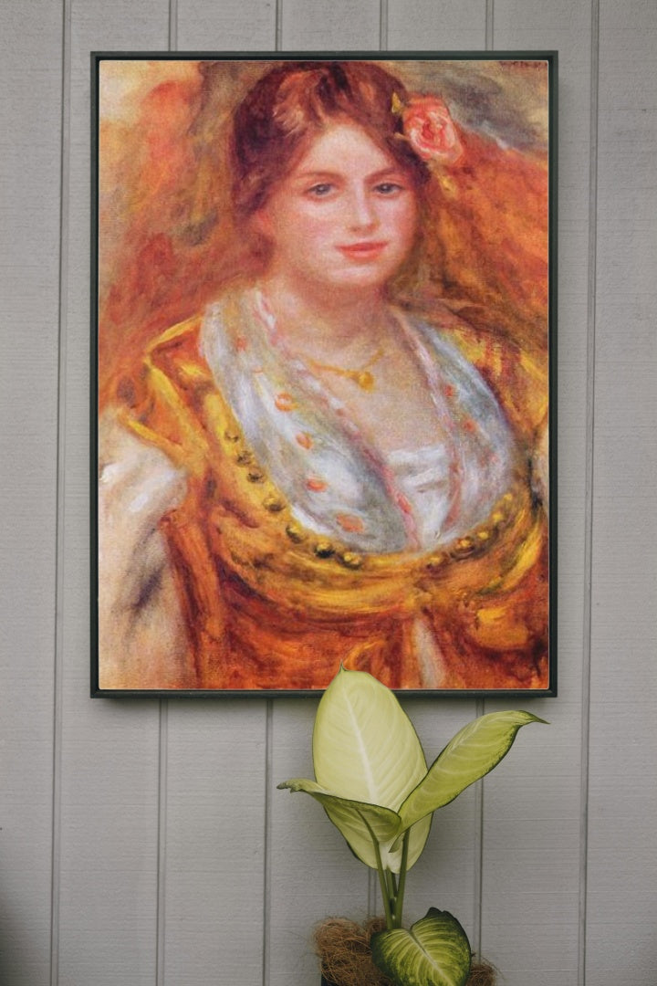 Portrait of Mademoiselle Francois by Pierre-Auguste Renoir Impressionism Art