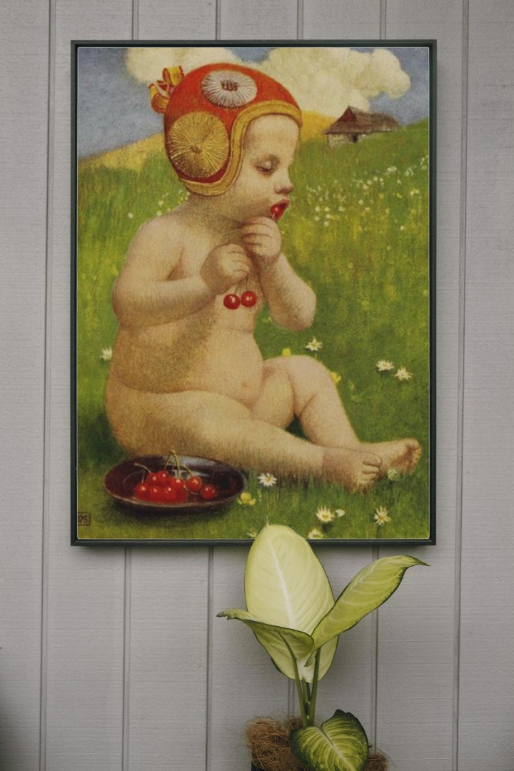 A LITTLE SLOVAK by Marianne Stokes Art Nouveau (Modern) Art dated 1909