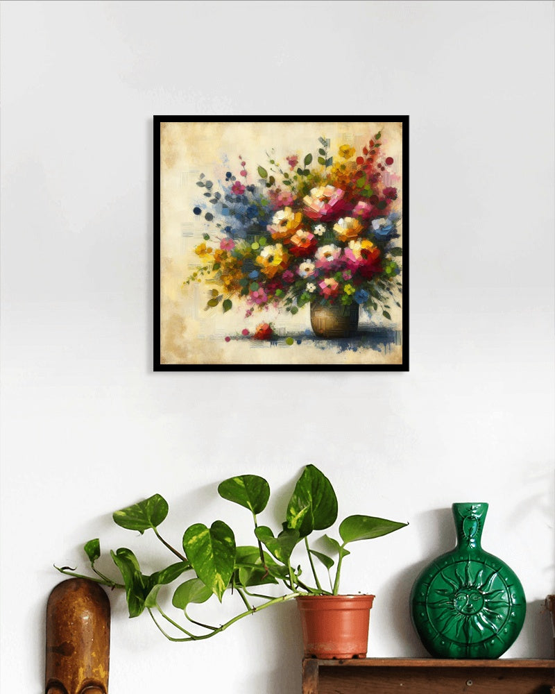 Vibrantus Blossomica - Floral Oilpainting Art