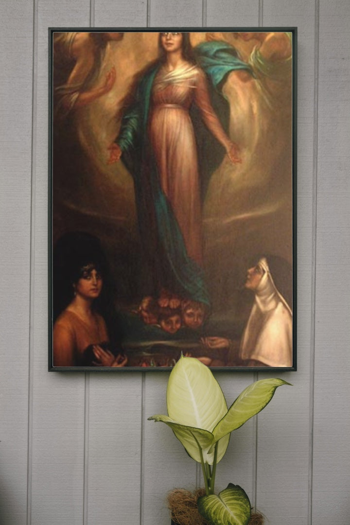 La Virgen de los faroles by Julio Romero de Torres Symbolism Art dated 1928