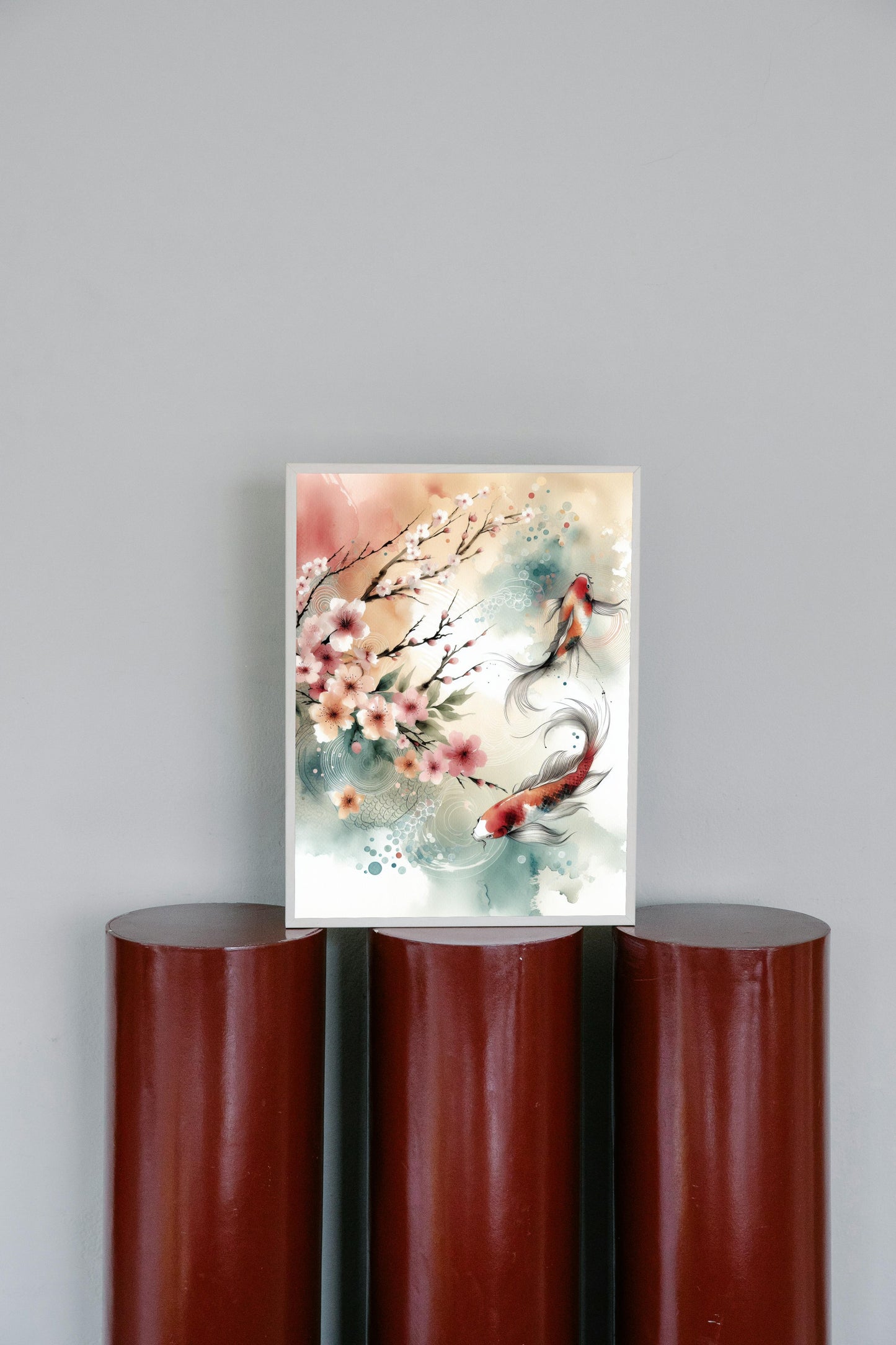 Elysian Akarsha Japanese Watercolor Tapestry