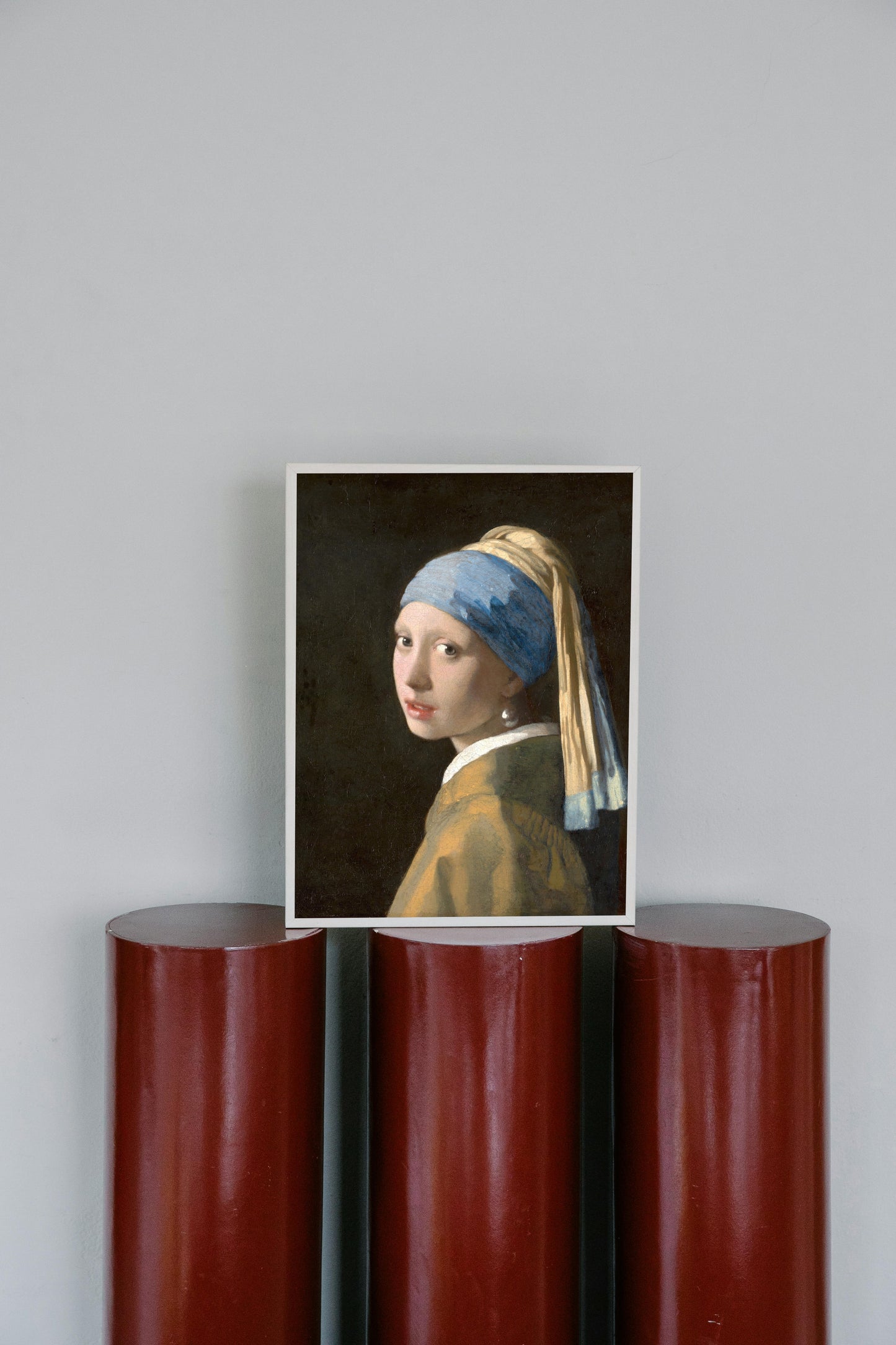 Girl with a Pearl Earring - Reprint of Johannes Vermeer's Masterpiece