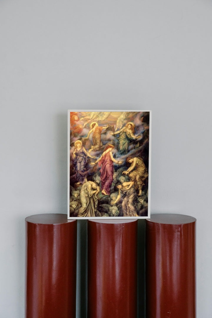 The Kingdom of Heaven Suffereth Violence by Evelyn De Morgan Romanticism Art dated 1910