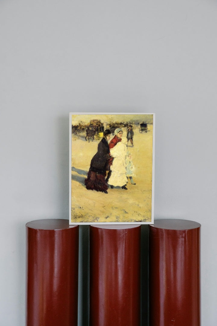 The Nannys by Giuseppe De Nittis Impressionism Art dated 1880