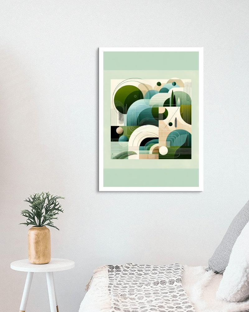 Serene Simplicity: Modern Abstract Art