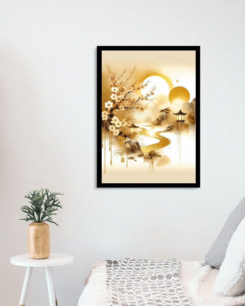 Aureum Nalin Japanese Watercolor Art