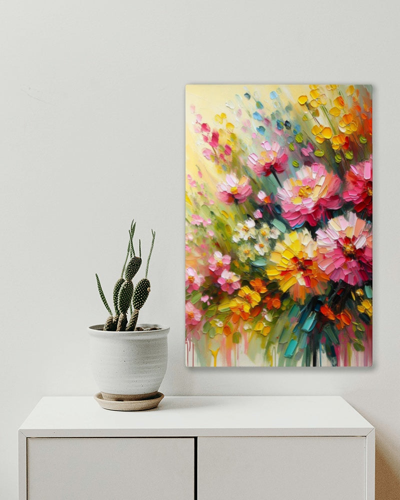 Vividus Vasantam Floral Oilpainting