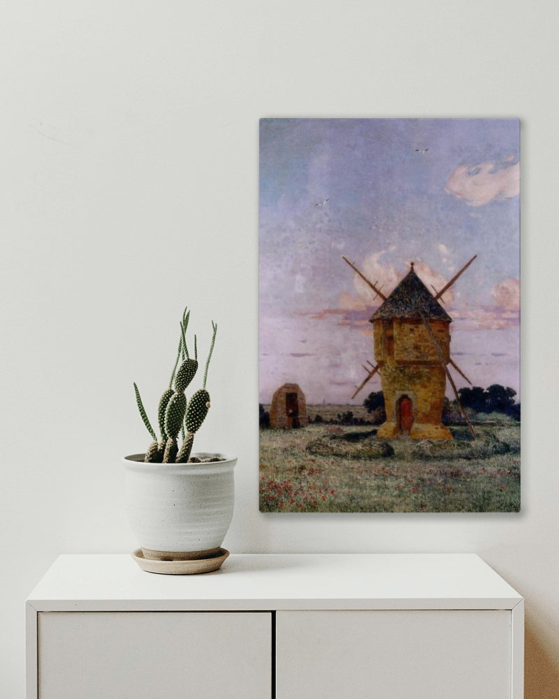 Windmill near Guerande by Ferdinand du Puigaudeau Neo-Impressionism Art