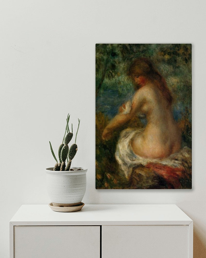 Bather by Pierre-Auguste Renoir Impressionism Art dated 1905