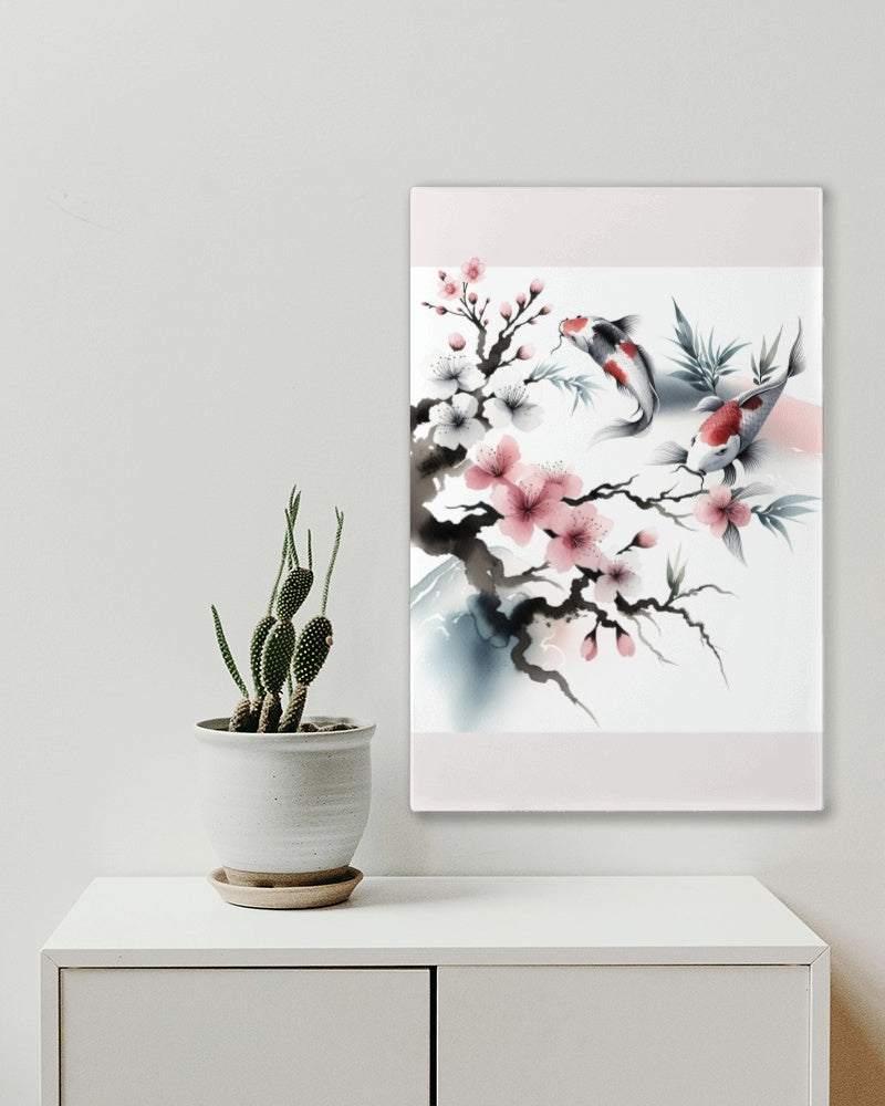 Elysian Ananda Sakura: Japanese Watercolor Serenity