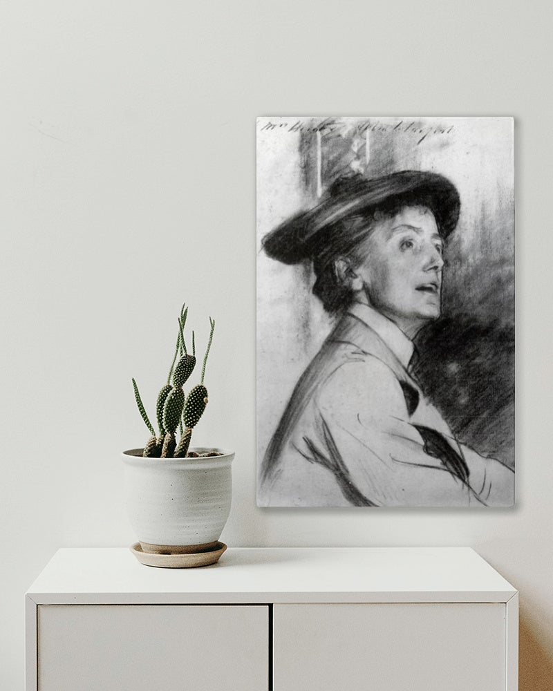 Ethel Smyth by John Singer Sargent Realism Art dated 1901