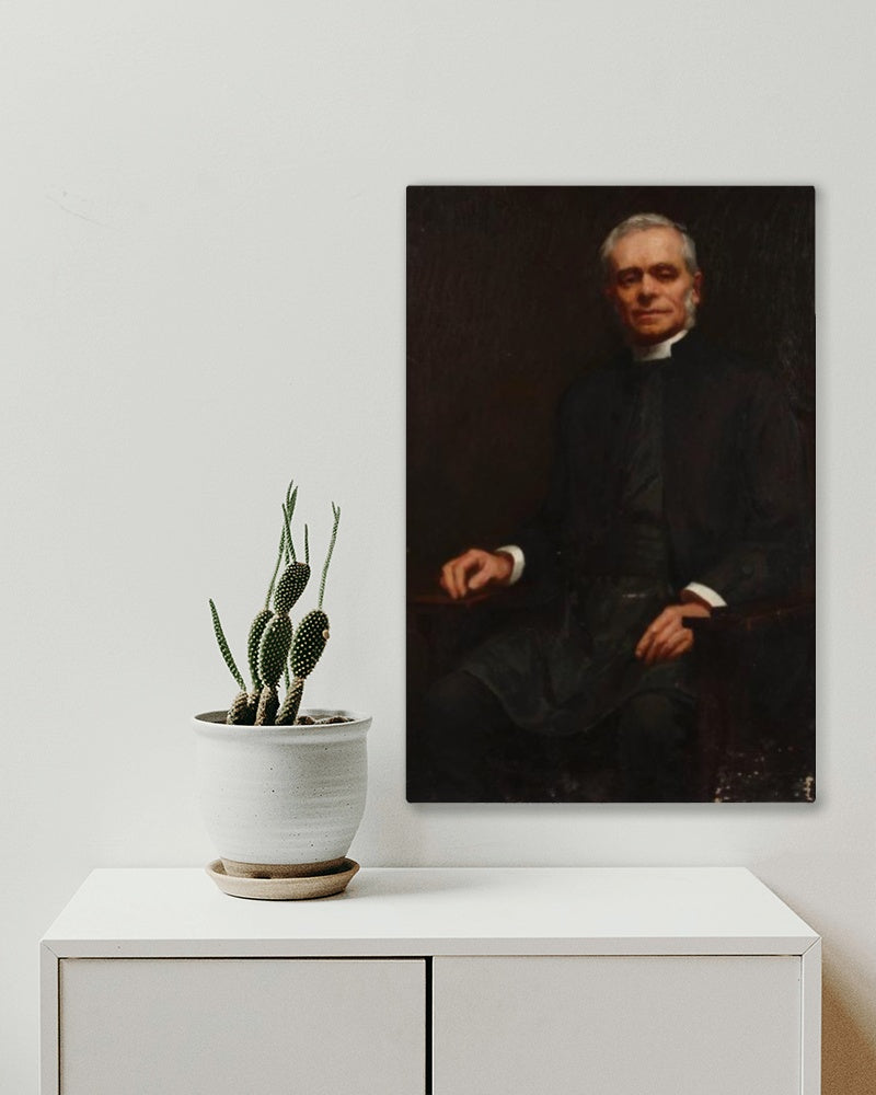 The Reverend Canon Boyce by Julian Ashton Realism Art dated 1917