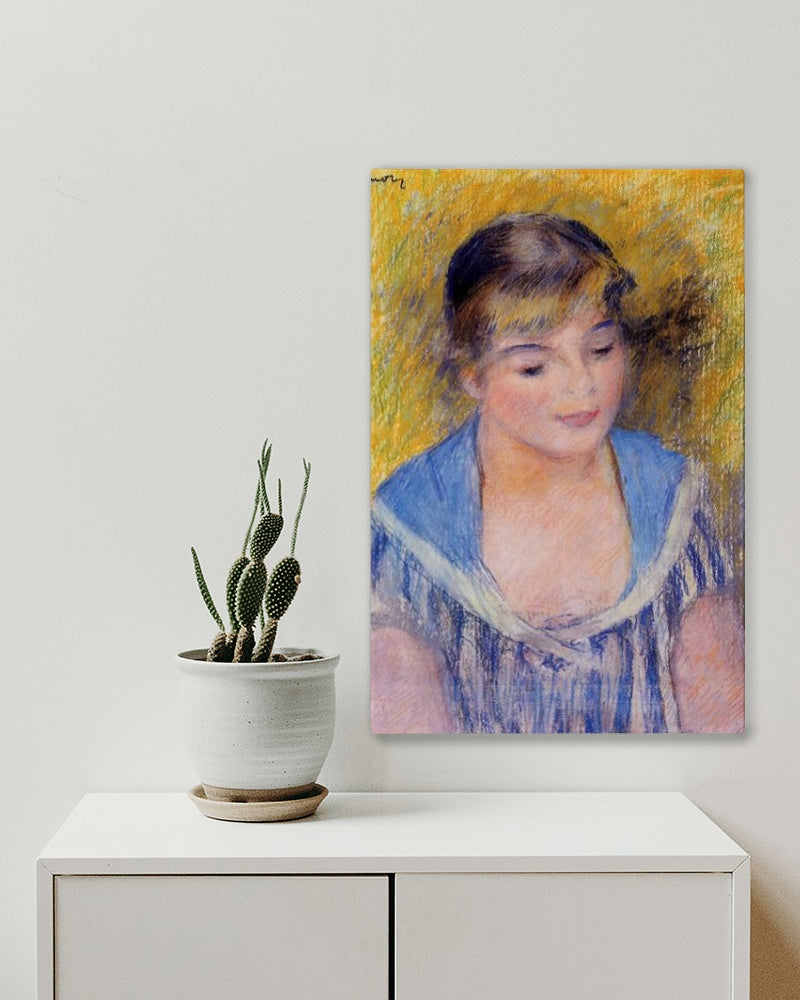 Bust of a Woman by Pierre-Auguste Renoir Impressionism Art