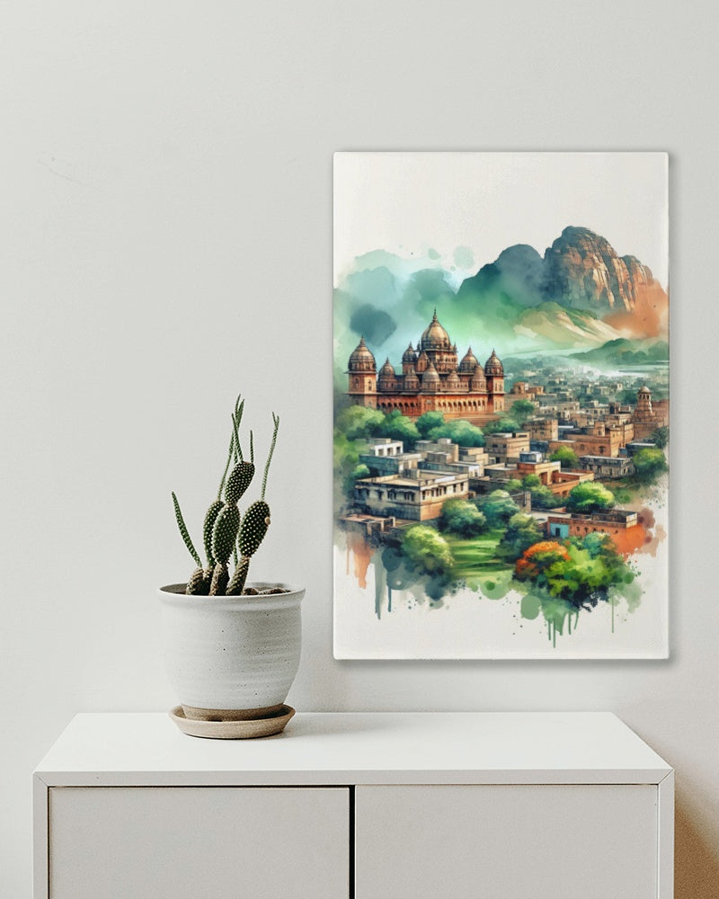 Serenus Virentis Indian Landscape Art: Captivating Cities, Quaint Villages, and Ethereal Towns