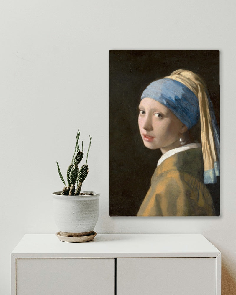 Girl with a Pearl Earring - Reprint of Johannes Vermeer's Masterpiece