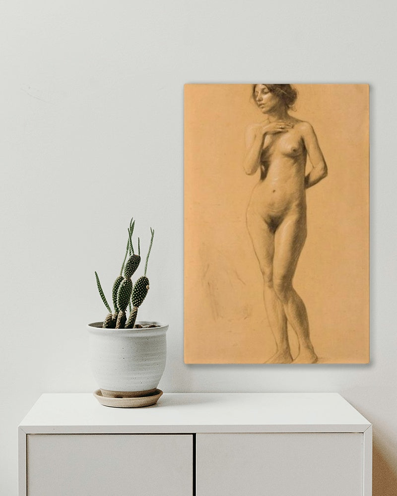 Female nude by Paul Mathiopoulos Realism Art