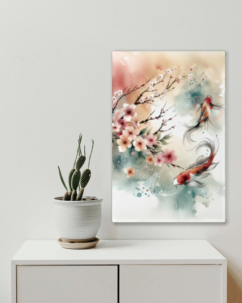 Elysian Akarsha Japanese Watercolor Tapestry