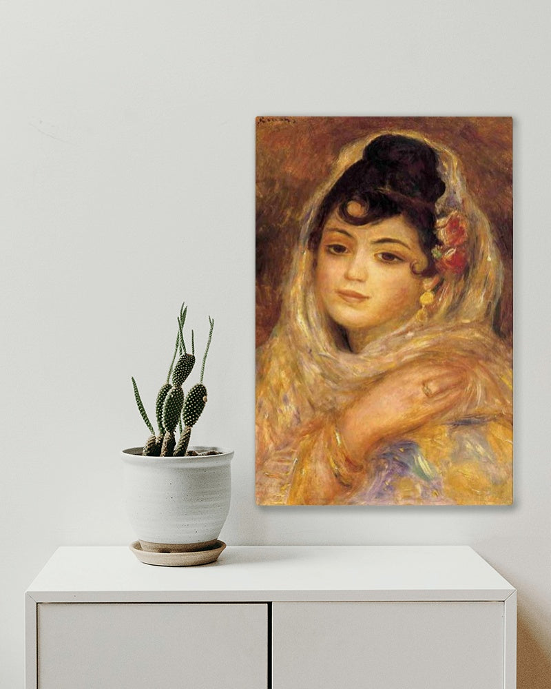 Algerian Woman by Pierre-Auguste Renoir Impressionism Art dated 1881