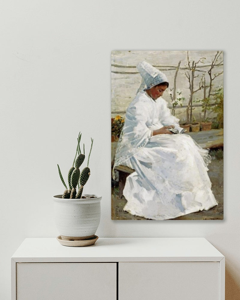 Communion Day by Edward E. Simmons Realism Art