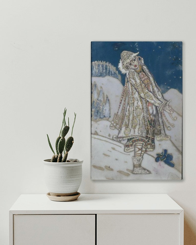 Snow Maiden by Nicholas Roerich Art Nouveau (Modern) Art dated 1912