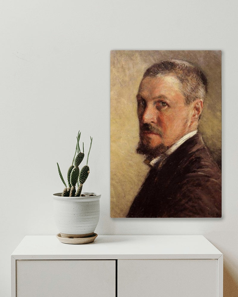 Self-Portrait by Gustave Caillebotte Impressionism Art dated 1889