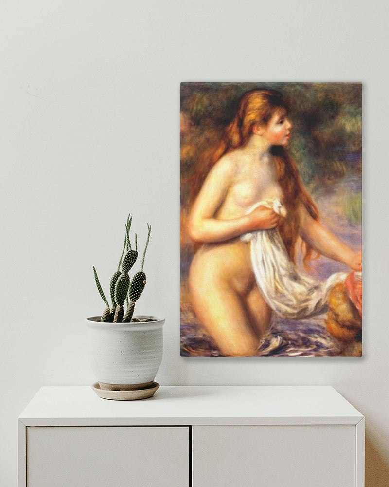 Bather by Pierre-Auguste Renoir Impressionism Art dated 1895