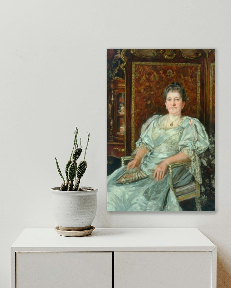 Mrs Alfred Illingworth by James Charles Realism Art