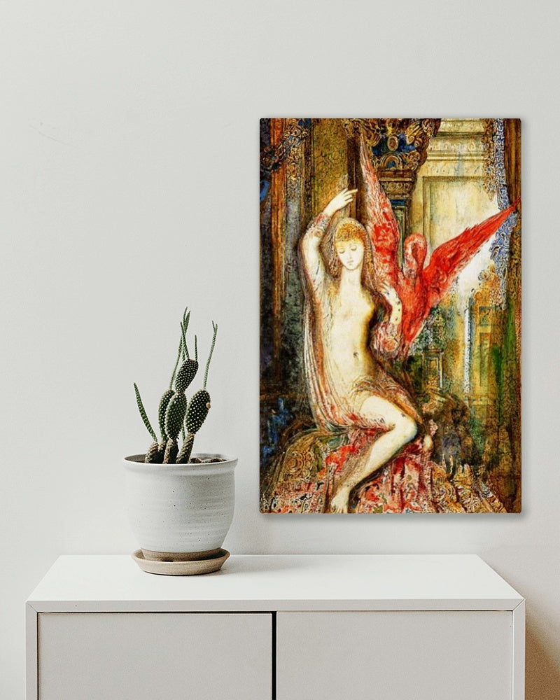 Woman with the Pink Ibis by Gustave Moreau Symbolism Art