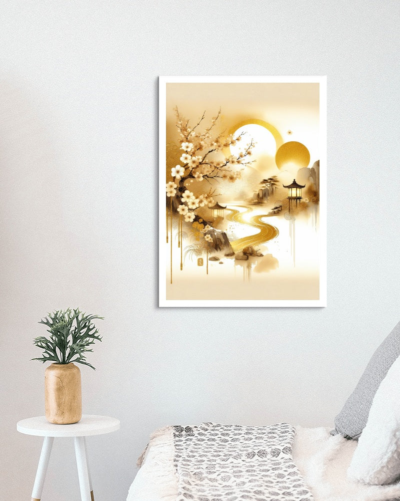 Aureum Nalin Japanese Watercolor Art