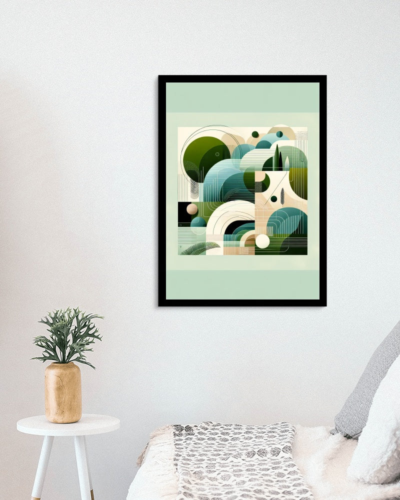 Serene Simplicity: Modern Abstract Art