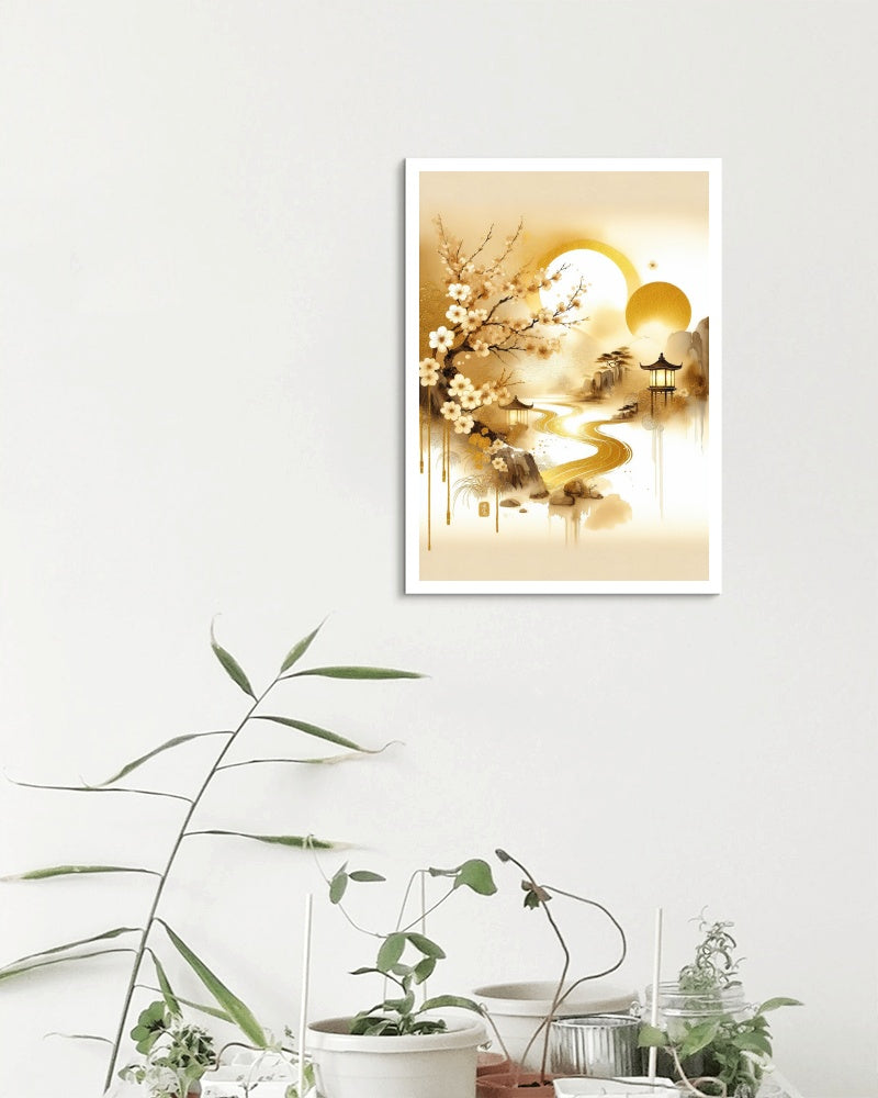 Aureum Nalin Japanese Watercolor Art