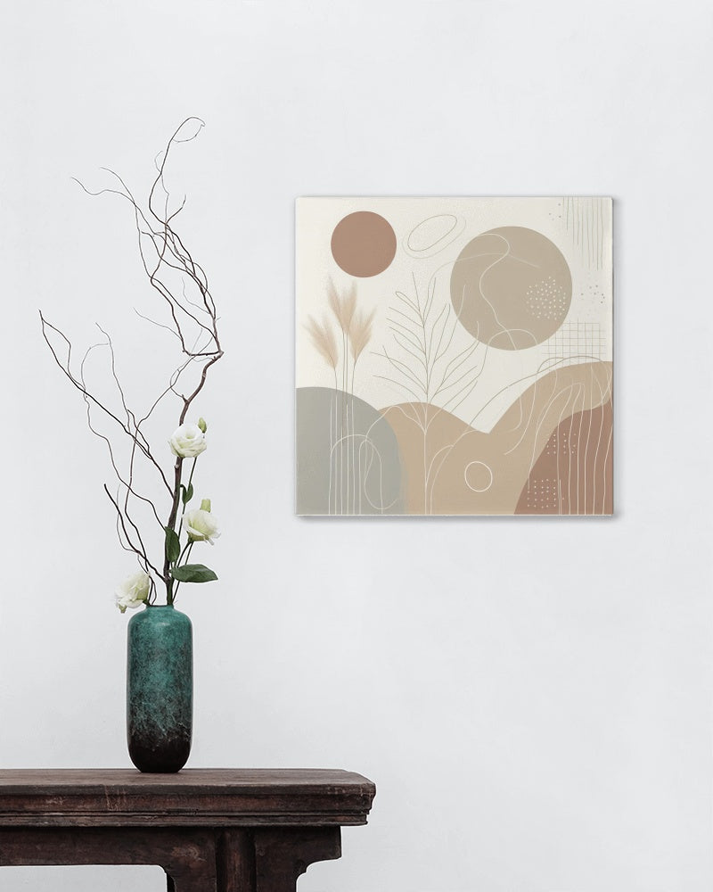 Boho Serenity 4: Modern Minimalist Wall Art